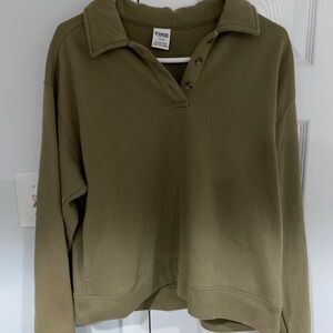 PINK Victoria's Secret Olive Sweatshirt